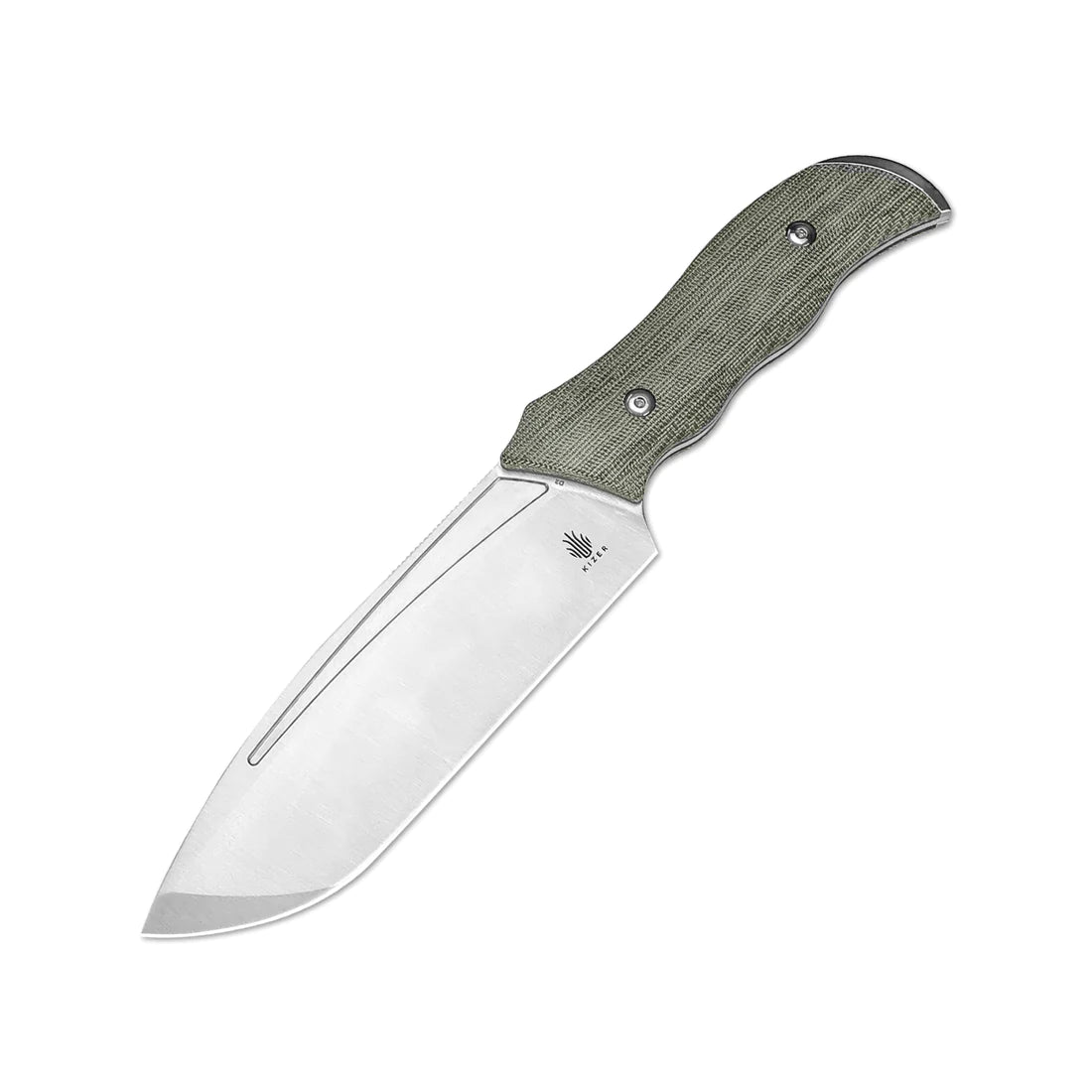 Kizer Metaproptizol Fixed Blade Survival Knife 5.59in D2 Blade Green M