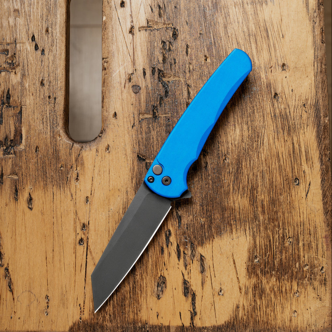 Pro-Tech Malibu 5403-Blue – 3.25″ MagnaCut Reverse Tanto