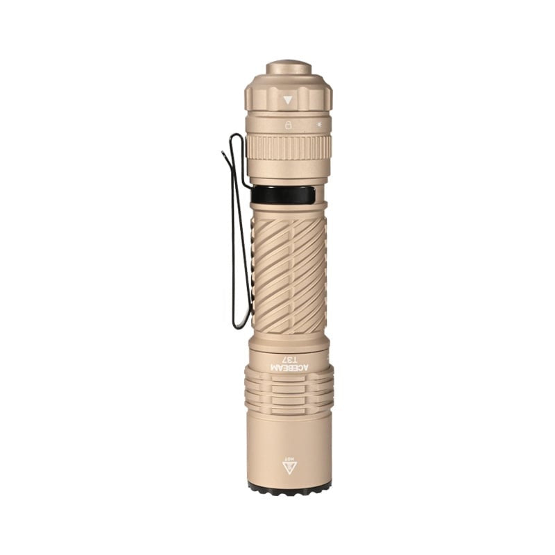 Acebeam T37 Desert Tan – 4,000 Lumen Tactical Flashlight
