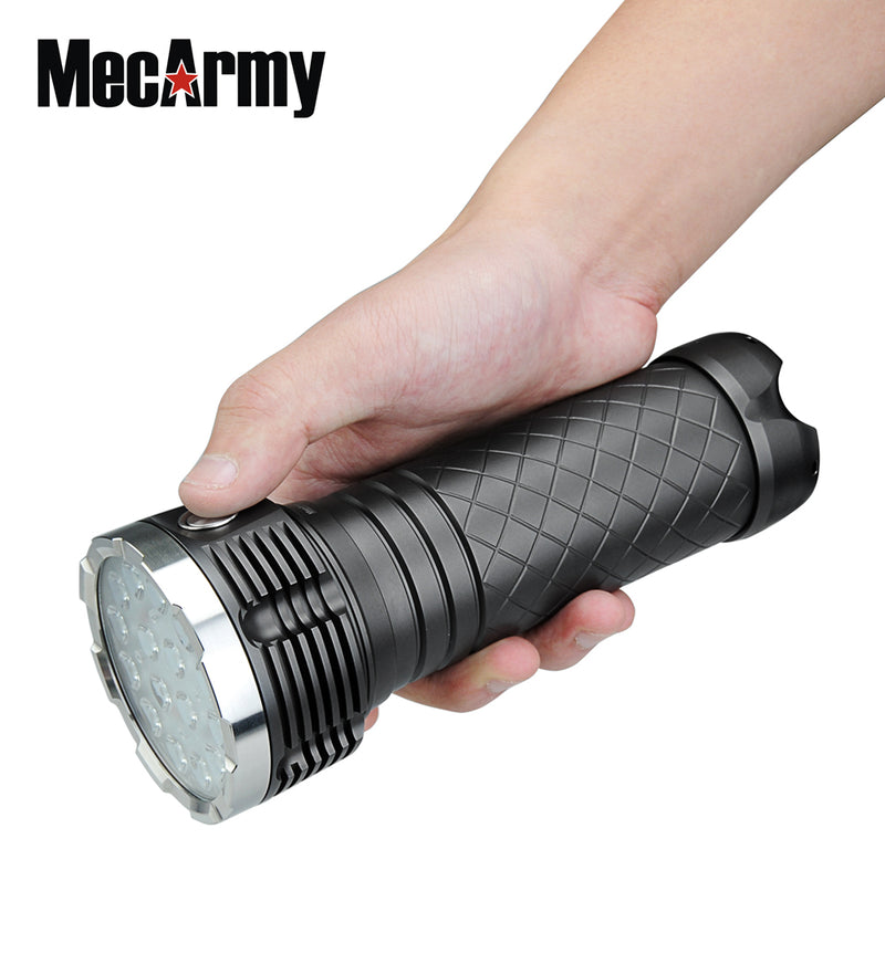 MecArmy PT80 8 X 18650 9600 Lumen Rechargeable Flashlight CREE XP-G2 S4 LED