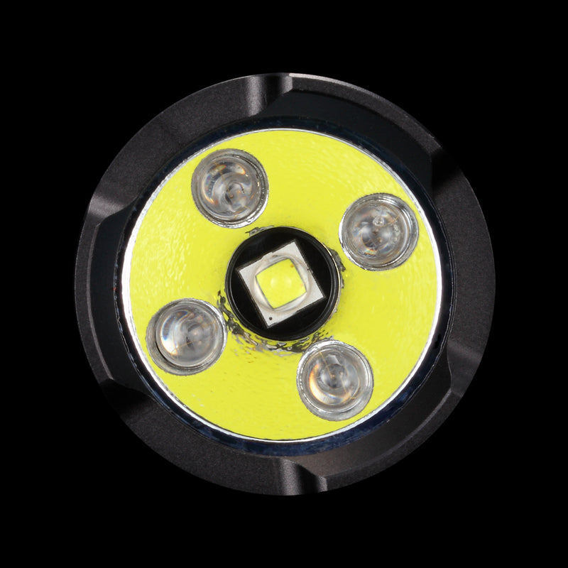 Nitecore Precise Series P20UV 1 x 18650 / 2 x CR123A CREE XM-L2 T6 800 Lumen LED Flashlight with Secondary UV LEDs