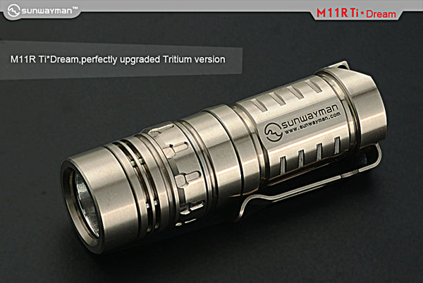 Sunwayman M11R Ti*Dream Limited Edition 1 x (R)CR123A CREE XM-L2 368 Lumen LED Flashlight