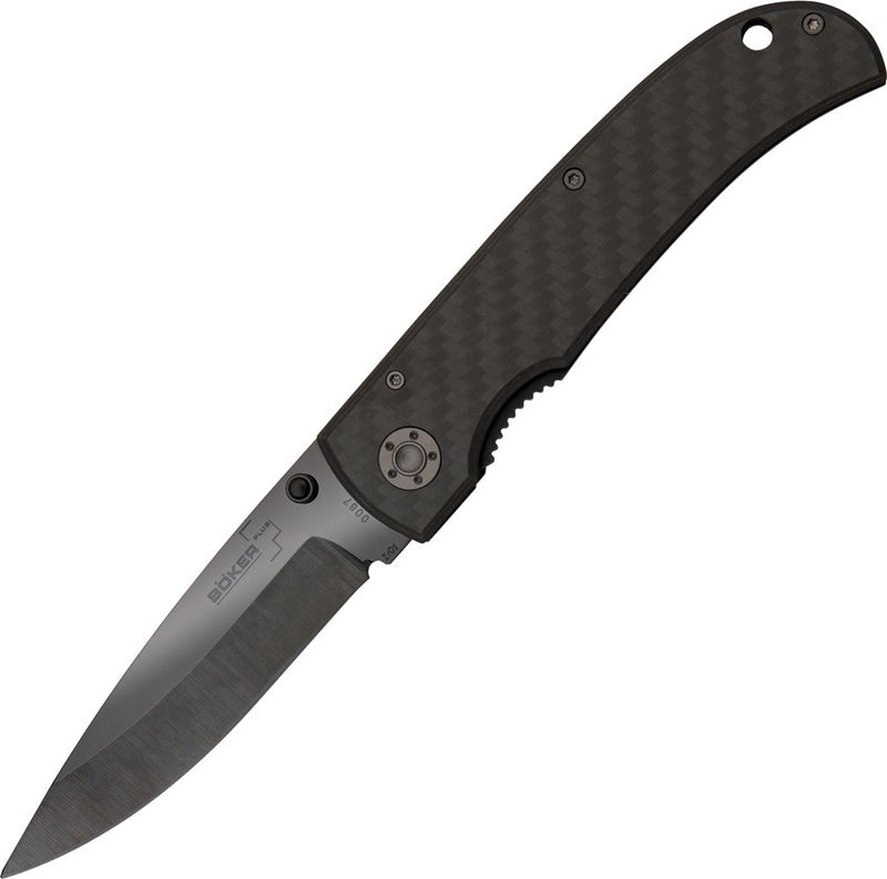 Boker Plus Anti-Grav 01BO036 Carbon Fiber Handle 3.25in Ceramic Blade Folding Knife