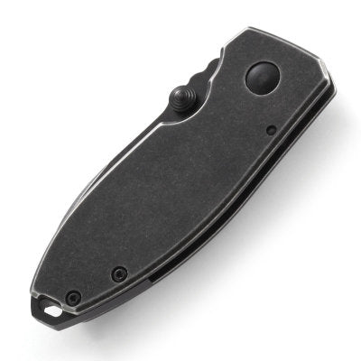 CRKT Squid Black Stonewash Folding Knife - Designed by Lucas Burnley - 2490KS