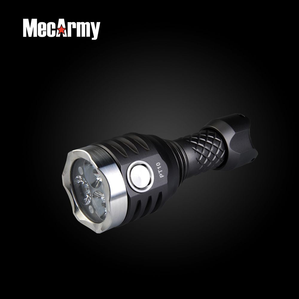 cree led 800 lumen rechargeable flashlight torch lamp MecArmy PT10 10440 3 x CREE XP-G2 800 Lumen LED Flashlight
