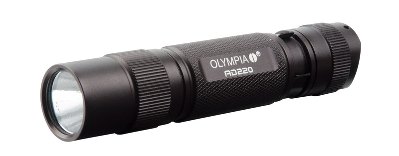 Olympia AD220 2 x CR123A CREE XP-G 220 Lumen LED Flashlight