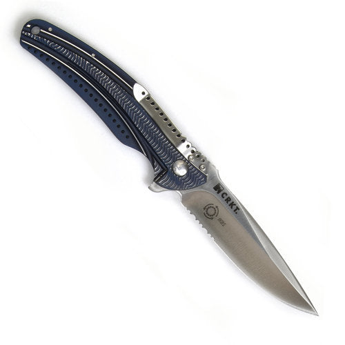 CRKT K405BXS Ken Onion Ripple Combo Edge - Blue