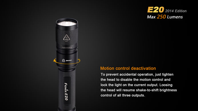 Fenix E20 (2014 Edition) 2 X AA CREE XP-E2 250 Lumen LED Flashlight
