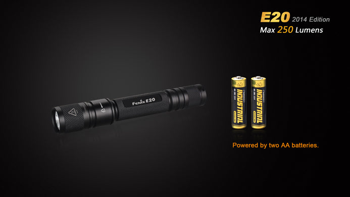 Fenix E20 (2014 Edition) 2 X AA CREE XP-E2 250 Lumen LED Flashlight
