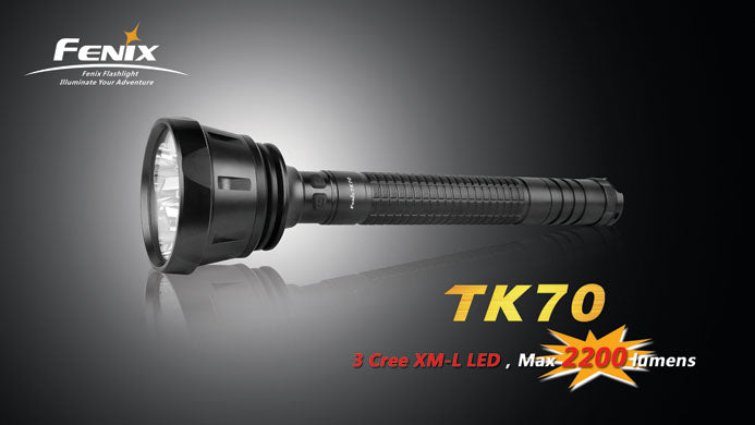 fenix flashlight cree Fenix TK70 2200 Lumen CREE Triple XM-L LED Flashlight