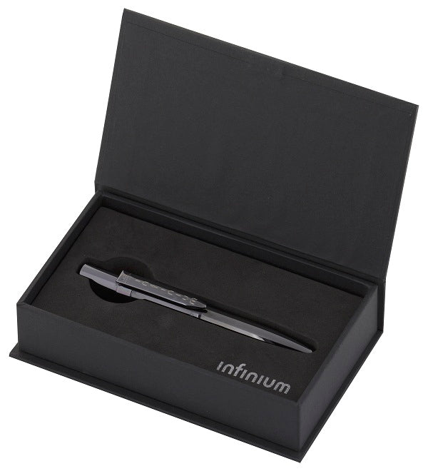 Fisher INFB-4 Black Titanium Nitride INFINIUM Space Pen with Black Ink