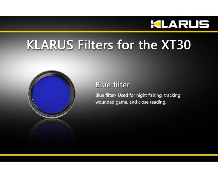 Klarus XT30 Filters - Blue