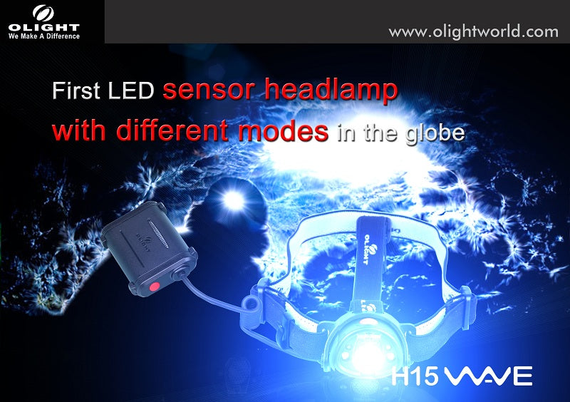 Olight H15 Wave 4 x AAA 150 Lumen Cree XM-L Headlamp