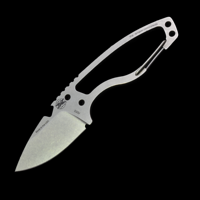 dpx gear DPX DPHTX006 HEAT Hiker Stonewashed Fixed Blade Knife (2.40" Blade S30