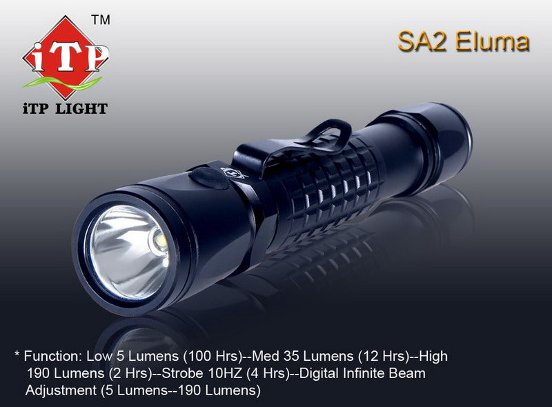 iTP Light SA2 2 x AA CREE XP-G R5 LED Flashlight