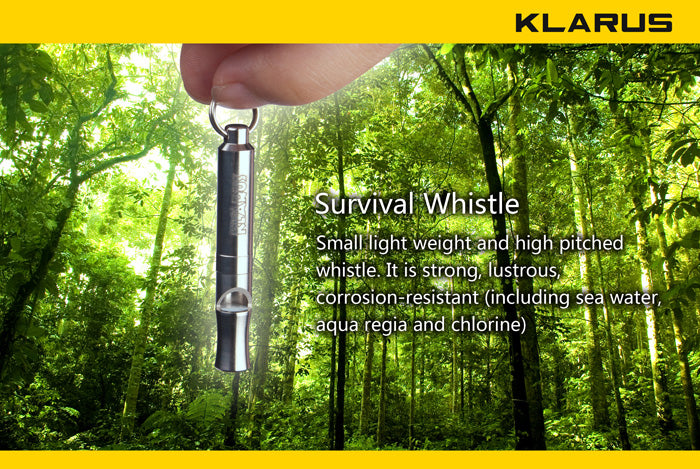 Klarus Titanium Survival Whistle