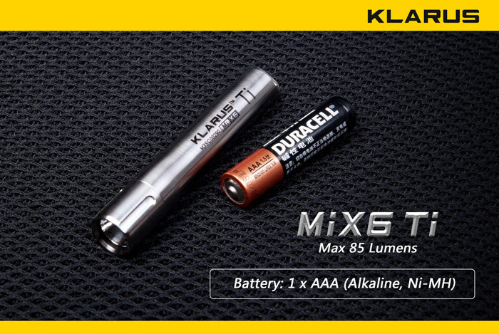 Klarus MiX6 Titanium AAA XP-G R5 Flashlight