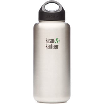 Klean Kanteen Wide Mouth Stainless Steel Bottle - 40 oz