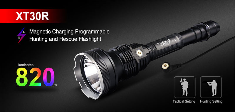 Klarus XT30R 2 x 18650 CREE XHP35 HI D4 1800 Lumen LED Flashlight