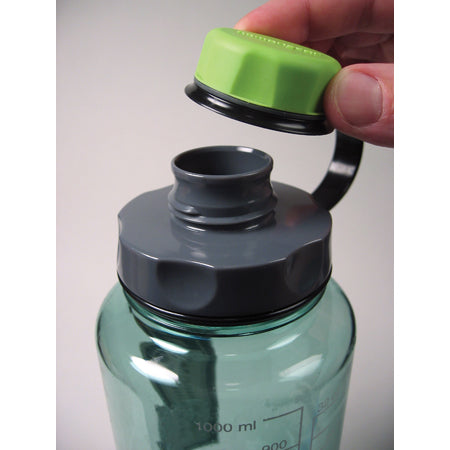 Humangear capCAP Wide Mouth Bottle Cap Green/Gray