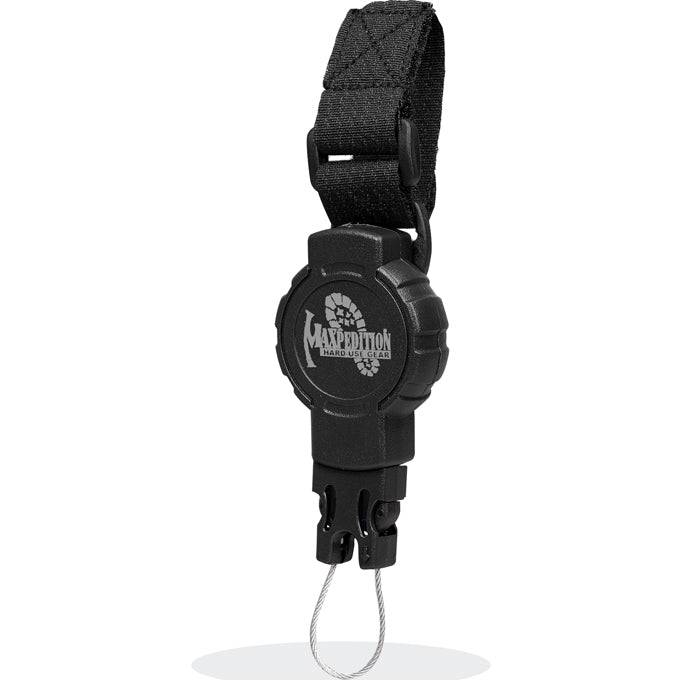 Maxpedition Tactical Gear Retractor Small Strap - Black RS2B