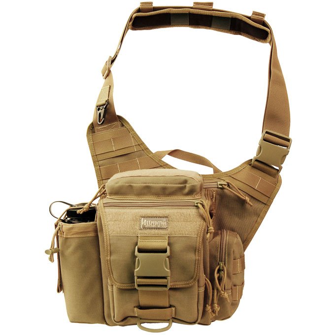 Maxpedition Jumbo Versipack Shoulder Bag - Khaki 0412K