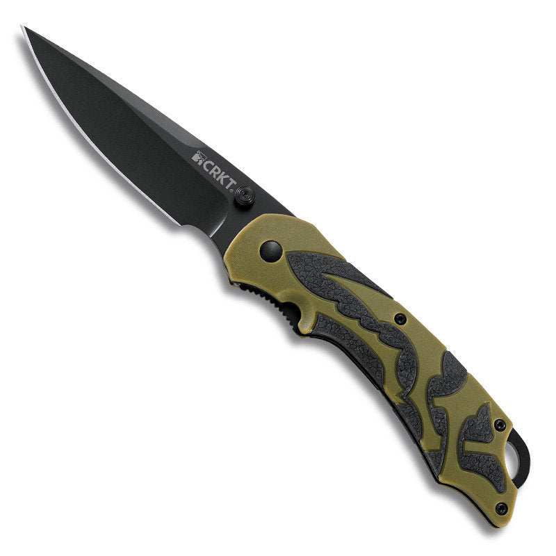 CRKT 1101 Moxie 3.29" Blade Folding Knife (Green/Black)
