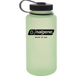 Nalgene Everyday Glowing Green Wide Mouth BPA Free 1 Qt Bottle