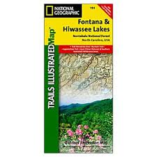 National Geographic Fontana & Hiwassee Lakes Map