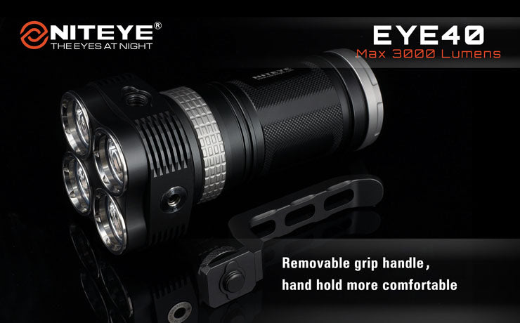 Niteye EYE40 4 x CREE XM-L U2 LED 3000 Lumen Flashlight