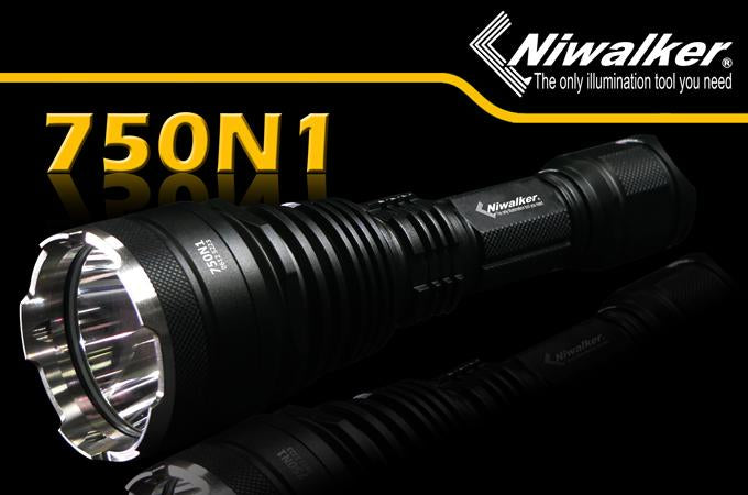 Niwalker 750N1 1/2 x 18650 720 Lumen XM-L U2 LED Flashlight