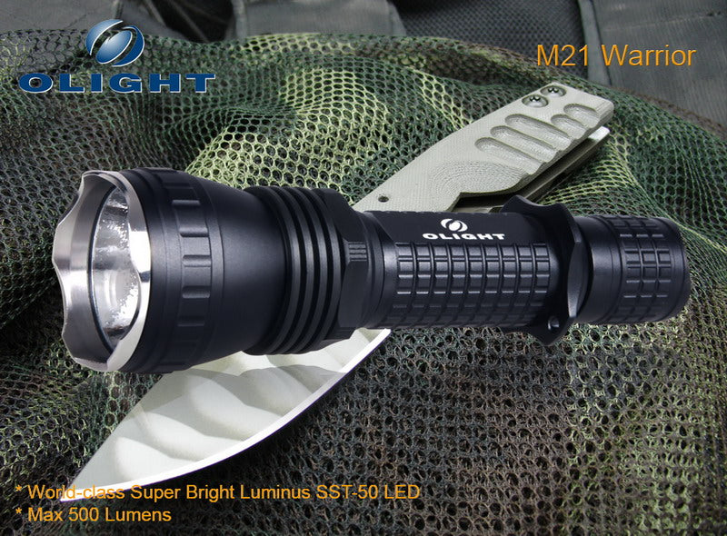 best selling olight flashlight Olight M21 Warrior SST-50 LED 500 Lumen Flashlight