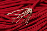 8 Strand 550 Paracord - Red- 500' Spool