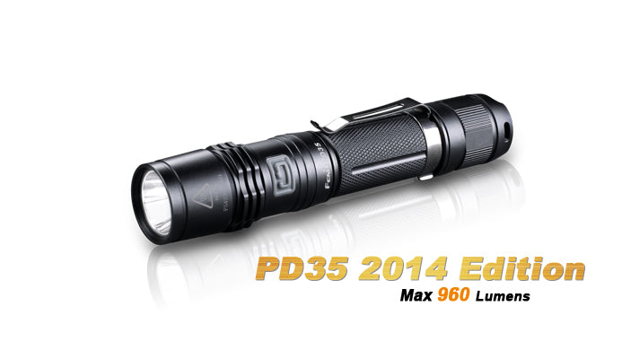 Fenix PD35 1 x 18650 / 2 x CR123A  CREE XM-L2 U2 960 Lumen LED Flashlight