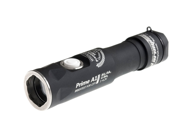 Armytek Prime A1 Pro v3 (Silver) 1 x AA/14500 CREE XP-L (Warm) 420 Lumen LED Flashlight