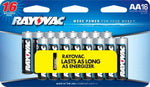 Rayovac AA Alkaline Batteries - 16 Pack