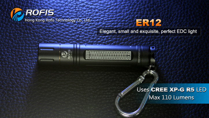 Rofis ER12 CREE XP-G R5 110 Lumen 1 x AA  LED Flashlight
