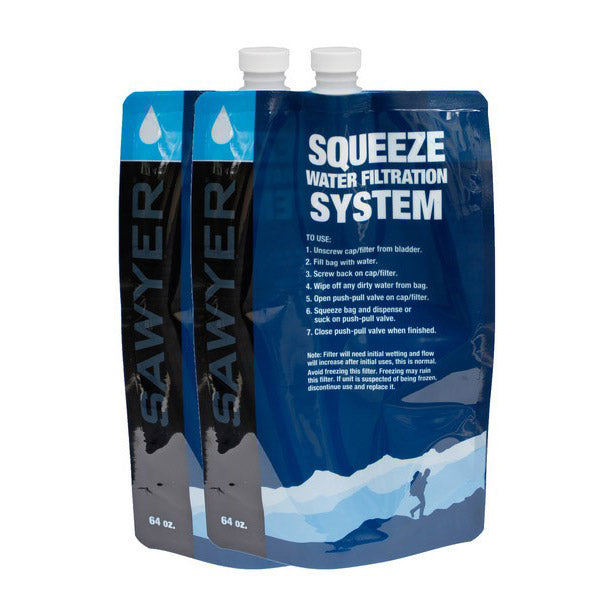 Sawyer 64 Ounce Squeezable Pouch - Set of 2