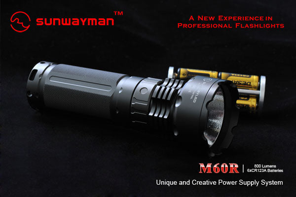Sunwayman M60R XM-L LED Flashlight 800 Lumens