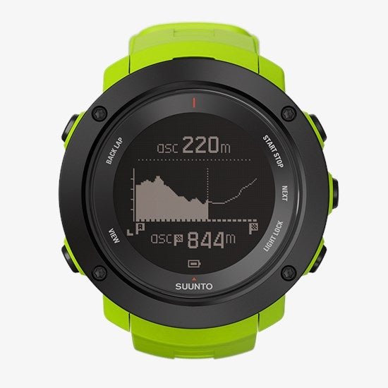 Suunto Ambit3 Vertical Outdoor GPS Sportwatch w/ Heart Rate Monitor-Lime
