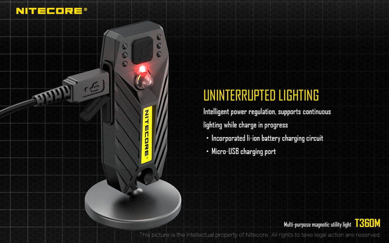 Nitecore T360M 45 Lumen USB Rechargeable Utility Light