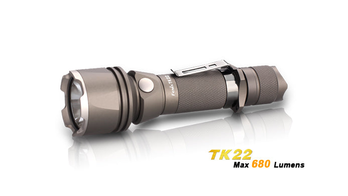 Fenix TK22 1 x 18650 / 2 x CR123A CREE XM-L2 T6 Neutral White 680 Lumen Special Edition LED Flashlight