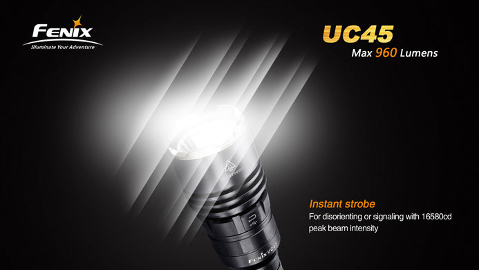 Fenix UC45 CREE XM-L2 U2 Rechargeable 960 Lumen LED Flashlight