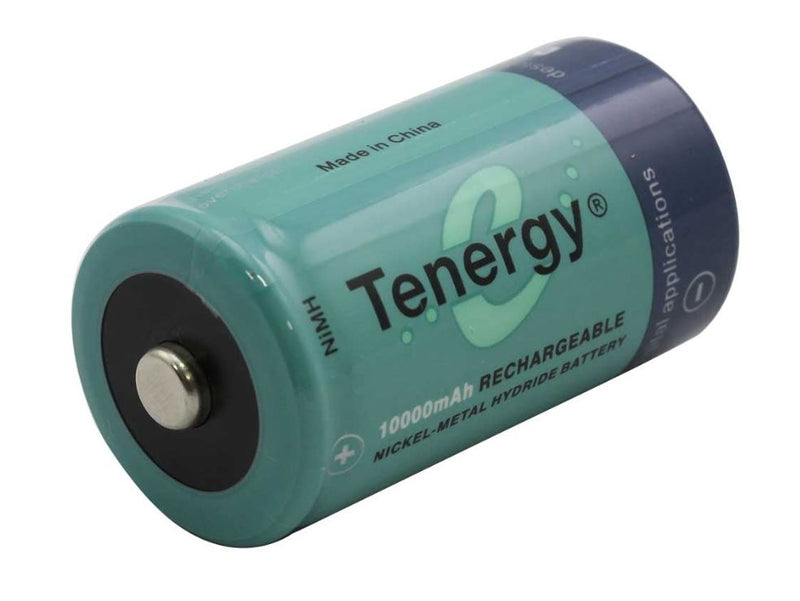 Tenergy D Size 10,000mAh 1.2V Nickel-Metal Hydride Battery