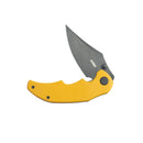Kubey Knife Ceto 3.46" 14C28N Yellow G-10 KUB181G