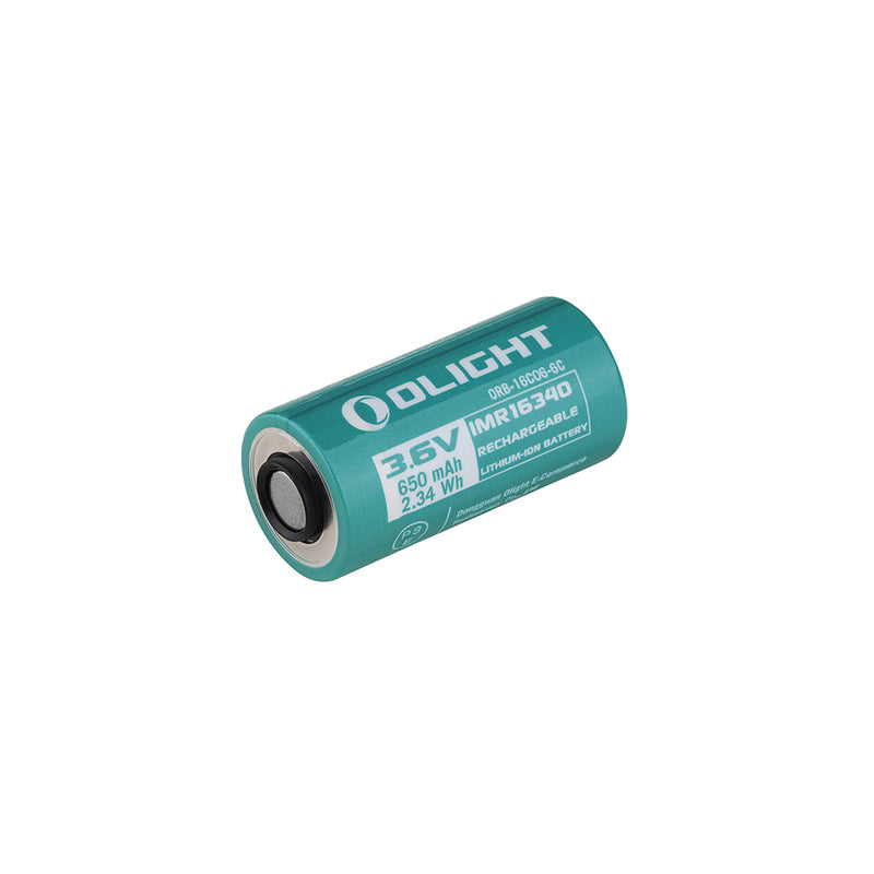 Olight IMR16340 / RCR123A 650mAh Rechargeable Battery