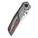 Kansept Deadite 3.52" CPM S35VN Bronze Anodized Titanium with Lava Flow Fatcarbon Bronze Red K1081A4