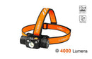 Acebeam H30 Headlamp – 4000 Lumens, 6500K White + Red & CRI90 LEDs, USB-C Rechargeable 21700 Battery