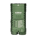 Acebeam Terminator M2-X Flashlight – 2000 Lumens, RGB Lights, 500m Throw, USB-C Rechargeable, OD Green - Nichia 519A 5000K