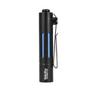 Acebeam Rider RX 2.0 1,000 Lumen EDC Flashlight 1x14500 USB-C Rechargeable Battery - 6500K Cool White Black w/ Blue Accents